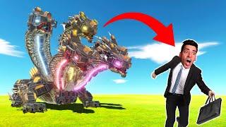 FIGHTING A GIANT ROBOT MONSTER! (Animal Revolt Battle Simulator)