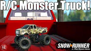 SnowRunner: THIS R/C MONSTER TRUCK is FAST!! (MEGA JUMP!)