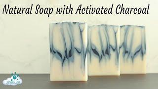 Making Natural cold process soap with activated charcoal