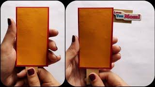 WIPER CARD| SLIDER CARD| HIDE AND SEEK | POP OUT CARD IDEAS FOR SCRAPBOOK|MOM'S BIRTHDAY CARD