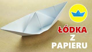 Łódka z Papieru - ORIGAMI Jak Zrobić Statek z Papieru - Jak Zrobić Łódkę Z Papieru Paper Boat Ship