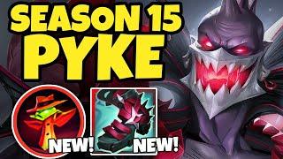 Season 15 Pyke is unbelievably OP ... (THEY GAVE HIM A LATEGAME!)