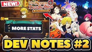 EVERY Update Coming NEXT MONTH! Halloween Update! Dev Notes #2 | 7DS: Idle Adventure!