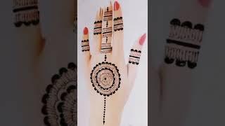 Beautiful Simple Mehndi Design Trick #mehndi #henna #shorts #mehandi #trending #youtubeshorts#new