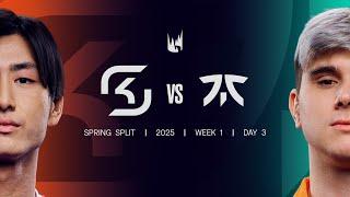 SK v FNC | 2025 LEC Spring | Week 1 Day 3 | SK Gaming vs. Fnatic Game 2