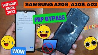 Samsung A20s/A03 Frp Bypass  2022 |Google Account Unlock Android 11 Without PC