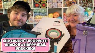 I Can't Believe Someone Sent This! Happy Mail Unboxing & Buying Crochet Stuff From Amazon!