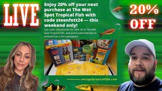 Exclusive 20% Off Aquarium Fish Sale at The Wet Spot - CODE steenfott24