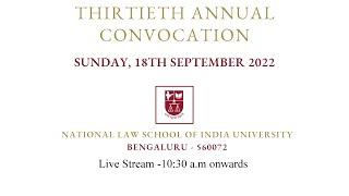 30th ANNUAL CONVOCATION | 18th September 2022