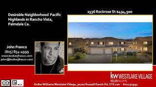 #1 Top Listing Realtor in Pacific Highlands Palmdale