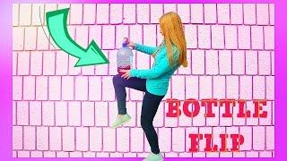 BOTTLE FLIP CHALLENGE / Бутылка воды челлендж =)