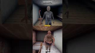 Grandpa vs Bob who is powerful #granny #grandpa #thetwins #horror #gaming #shorts #ytviral #games