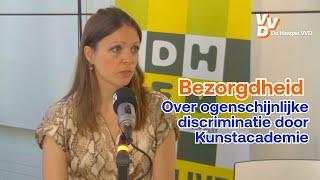 Bezorgdheid over ogenschijnlijke discriminatie door Kunstacademie | Haagse VVD