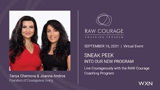 Sneak Peek: Live Courageously with the RAW Courage Coaching Program