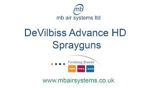 DeVilbiss Advance HD SprayGuns from mb air systems