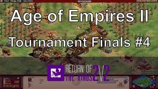 Aoe2: The Most Aggressive Game of Aoe2 (RotK Finals Game 4)