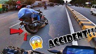 Supreme bikers accidend on roal oh my god bike riders #racer accident