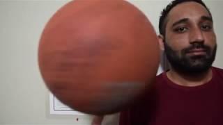 Guinness World Record basketball toothbrush spinner