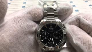 Instruction on how to use TAG Heuer Aquaracer Automatic Chronograph watch by AuthenticWatches.com