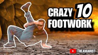 10 FOOTWORK ADVANCED | BBOY TUTORIAL | THEAMARIST