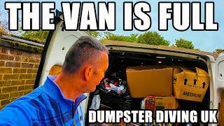 [MY VAN IS FULL] DUMPSTER DIVING AT UK RETAIL PARKS FACTORIES AND WAREHOUSES, FINDS & DONATIONS