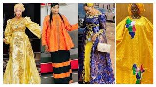 LA PLUS BELLE TENDANCE BAZIN RICHE MODE SÉNÉGALAISE/BAZIN AFRICAIN/BOUBOU/AUTRES DERNIERS STYLES