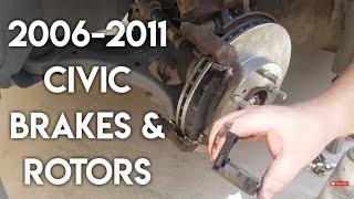 Honda Civic Brake Pads and Rotor Replacement 2006-2011 + Powerstop Evolution Break In Procedure