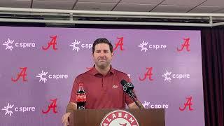 Alabama OC Nick Sheridan: Vanderbilt Week