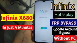 Infinix Hot 9 Play X680 Frp Bypass | Google Account Unlock Without Pc