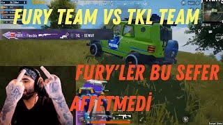 FURY TEAM VS TKL TEAM!!! PUBG MOBILE YAYINCI KARŞILAŞMALAR!!