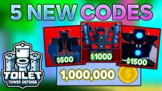 *NEW* WORKING ALL CODES FOR Toilet Tower Defense IN SEPTEMBER! ROBLOX Toilet Tower Defense CODES