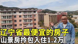 辽宁省本溪市最便宜的房子，拎包入住1.2万一套山景房，鬼哥实地探房！【鬼头看房】