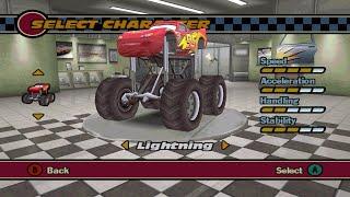 Cars GameCube - Monster McQueen Gameplay (Dolphin)