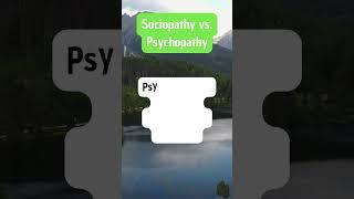 Sociopathy vs Psychopathy #psychology #psychologyfacts #facts #sociopathy #psychopathy #mentalhealth