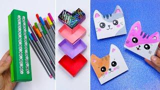 5 DIY School Supplies | Easy DIY Paper crafts ideas