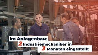 Als Anlagenbauer: 2 Industriemechaniker in 3 Monaten einstellen. Erfolgsinterview mit David Cordes