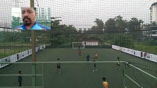 Watching a local football match(7 A Side) at Gamma Football ground Kochi Ernakulam Kerala 