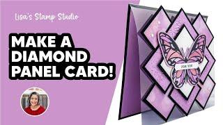 Make a Beautiful Multi Diamond Panel Card!