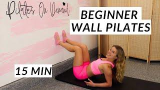 15 Min Beginner Pilates Wall Workout