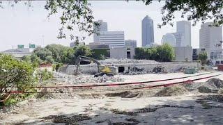 Former Times-Union building demolished, paving way for new Whole Foods, apartments in Brooklyn