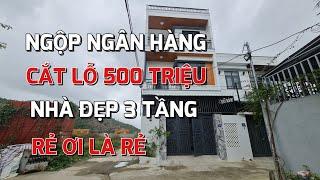 Chủ ngộp ngân hàng cắt lỗ 500 triệu bán nhanh căn nhà 3 tầng xã Vĩnh Ngọc Nha Trang giá rẻ ơi rẻ