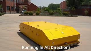 5 Ton Large Capacity Automated Guided Vehicle/Battery Power Trackless Transfer Cart