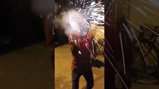 He forgot he had it on  #funny #tubebuddy #fireworks #indian