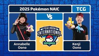 Annabelle Vs Kenji - Pokémon TCG Junior Finals | NAIC 2025