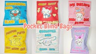 Sanrio Squishy Blind Bag Opening Compilation | ASMR Paper Crafts Legendary