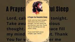 Take 10 Seconds To Pray ️A Prayer for Peaceful Sleep #prayer #shortprayer #sleep #godslove