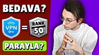 VPN İLE 50 RANK YAPMA! | ARTIK KUPA KASMA İŞİNDE ÇOK BÜYÜK PARALAR DÖNÜYOR!#brawlstars