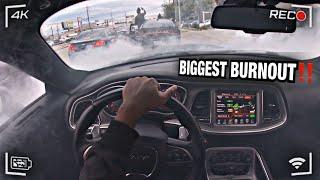 STREET DRFITING MY HELLCAT‼️ #hellcat #dodgechallenger #drifting