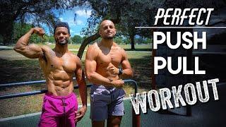 Push & Pull Calisthenics Workout w/@JimmyGMedia