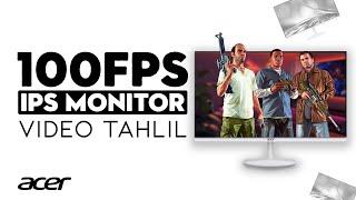 Ham o'yin ham ish uchun BUDJET monitor IPS 100FPS Acer SB272 Ewi monitor haqida video tahlil